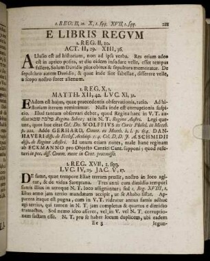 E Libris Regum - E Libro Hiobi