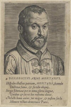 Bildnis des Benedictvs Arias Montanvs
