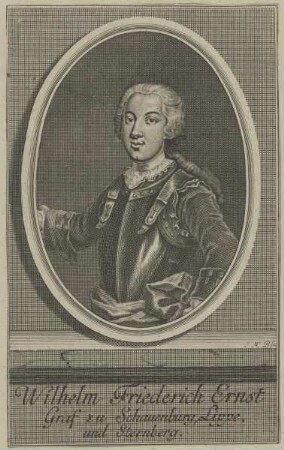 Bildnis von Wilhelm Friedrich Ernst zu Schaumburg-Lippe