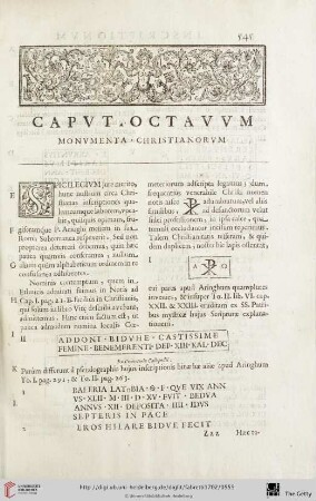 Caput octavum