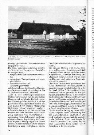 Abb. 3: Jütisches quergeteiltes Geesthardenhaus aus Borsbüll (um 1770). Standort heute: Schleswig-Holsteinisches Freilichtmuseum