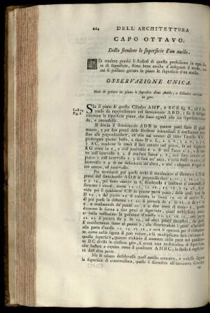 Capo 8. Dello stenderele superficie d'un' anello.