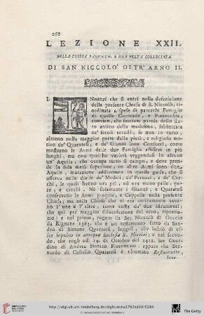 Lezione XXII.