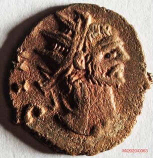 Römische Münze, Nominal Antoninian, Prägeherr unbekannt für Divus Claudius II. Gothicus, Prägeort nicht bestimmbar, Original