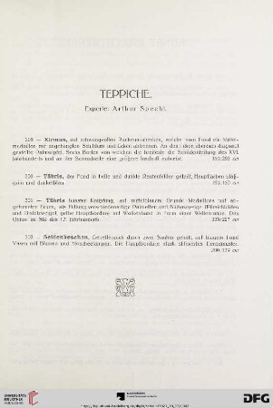 Teppiche (Nr. 299-302)