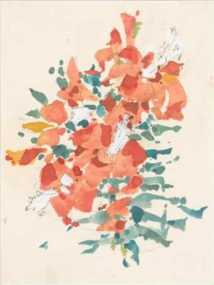 Döllgast, Hans; München; Bayern; Aquarellstudien - Blumen