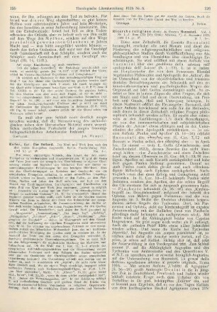 126-129 [Rezension] Buonaiuti, Ernesto, Ricerche Religiose. Vol. I, 1 - 3