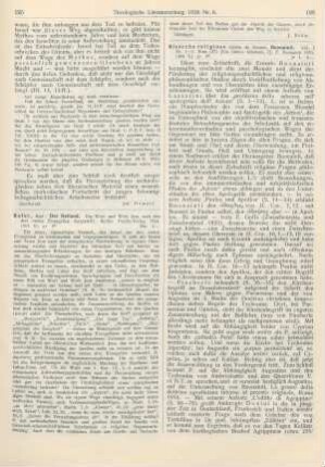 126-129 [Rezension] Buonaiuti, Ernesto, Ricerche Religiose. Vol. I, 1 - 3