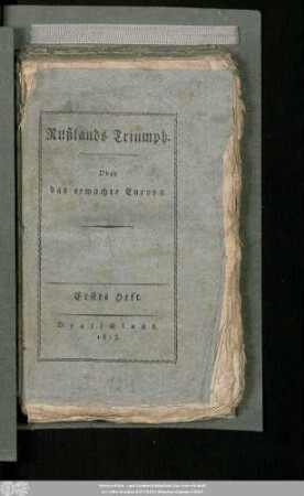 1.1813: Rußlands Triumph : oder das erwachte Europa