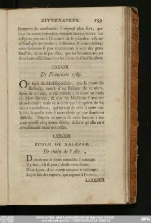 LXXXXII. De Franconie 1769.