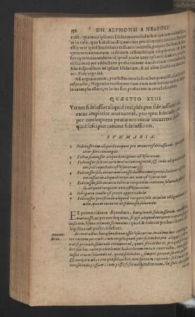 Quaestio XXIII. - XXVII.