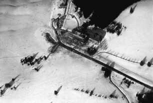 Feldberg - Bärental: Feldberger Hof von Südwesten; von oben