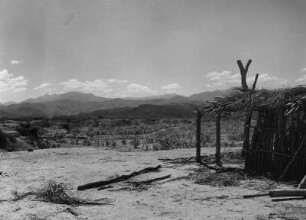 Das eritreische Hochland : Blick auf eines Bergkette des eritreischen Hochlands