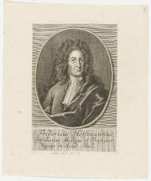 Bildnis des Fridericus Hoffmannus