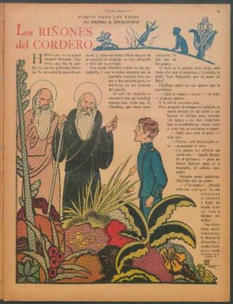 Los riñones del cordero : Cuento para los niños