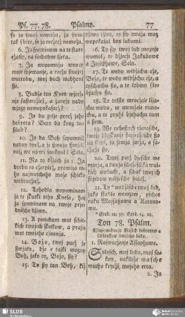 Ton 78. Psalm