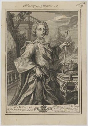 Bildnis des Louis XV., König von Frankreich