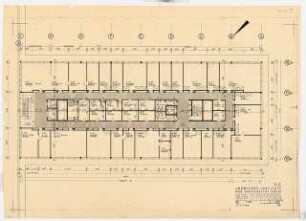 Chemische Institute der Universität Köln: Anorganische Chemie, Grundriss Erdgeschoss, 1:100