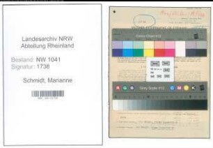 Entnazifizierung Marianne Schmidt , geb. 25.03.1909 (Architektin)