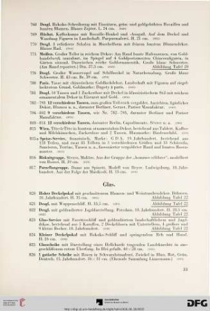 Glas (Nr. 820-830)
