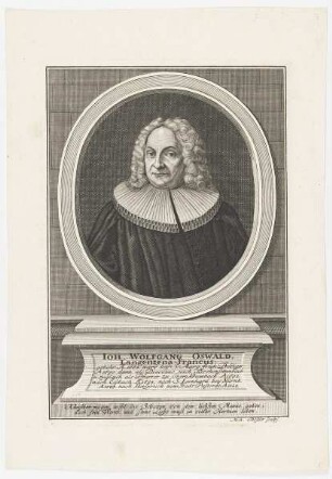 Bildnis des Ioh. Wolfgang Oswald