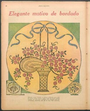 Elegante motivo de bordado [Bordado]