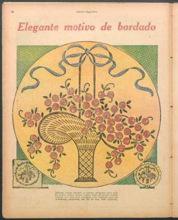 Elegante motivo de bordado [Bordado]