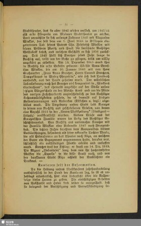 Kantoren seit der Reformation