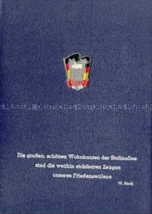 Bilddokumentation zum Nationalen Aufbauprogramm in Berlin