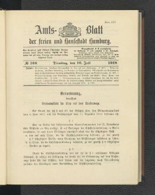 No. 166, 16. Juli 1918