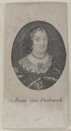 Bildnis der Königin Anna von Frankreich