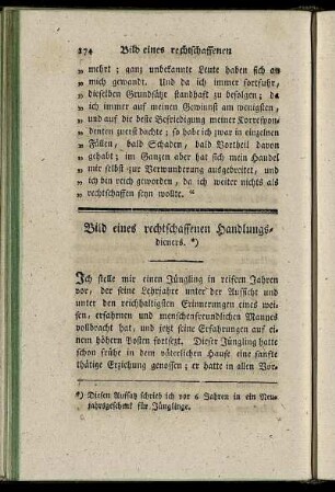 Bild eines rechtschaffenen Handlungsdieners.