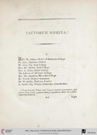 Fautorum nomina