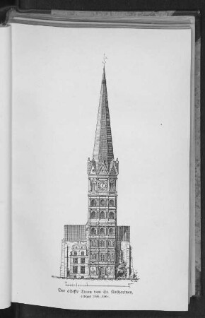 Der älteste Turm von St. Katharinen, erbaut 1596 - 1603.