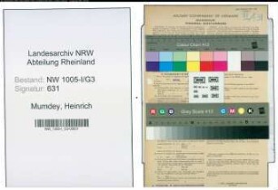Entnazifizierung Heinrich Mumdey , geb. 08.06.1914 (Polizeibeamter)