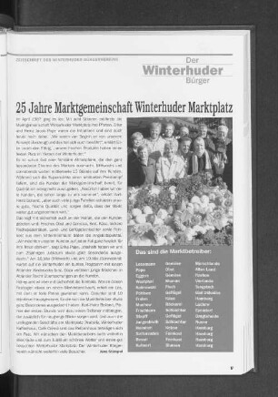25 Jahre Marktgemeinschaft Winterhuder Marktplatz