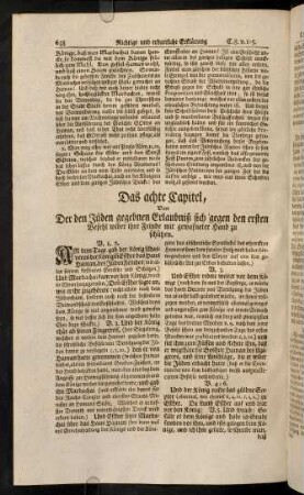 638-645, Das achte - zehnte Capitel