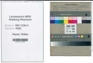 Entnazifizierung Walter Heyne , geb. 26.07.1892 ()