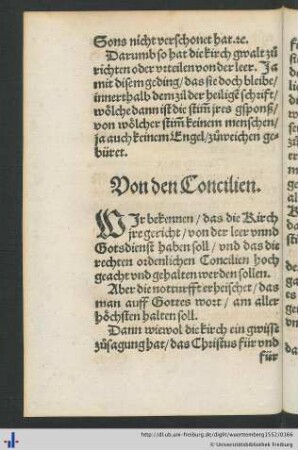 Von den Concilien.