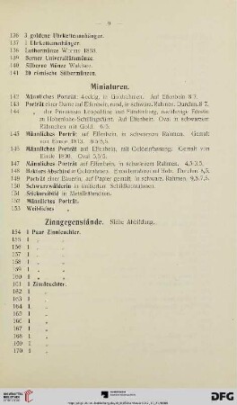 Miniaturen (Nr. 142-153)
