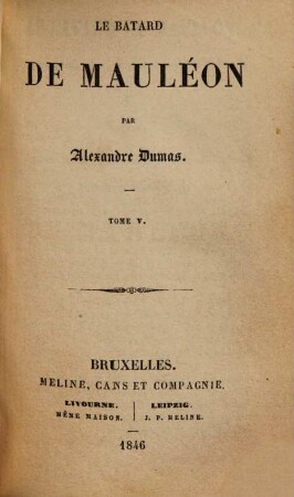 Le batard de Mauléon, 5