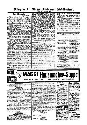 Beilage zu Nr. 270