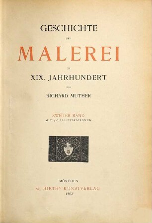 Geschichte der Malerei im XIX. Jahrhundert, 2