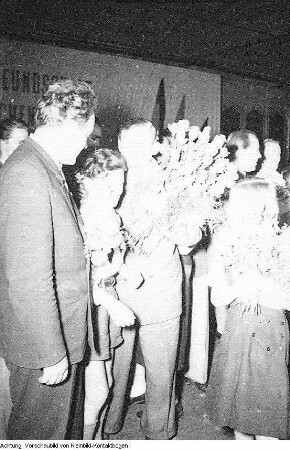 Auftritt eines polnischen Ensembles, Ferienlager der Jungen Pioniere, September 1954