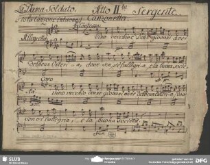 La Dama soldato. Excerpts - Mus.3480-F-504b : V (3), Coro, orch