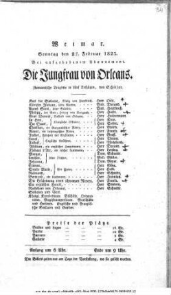Die Jungfrau von Orleans