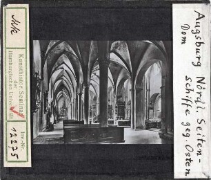 Augsburg: Dom, nördl. Seitenschiff gen Osten
