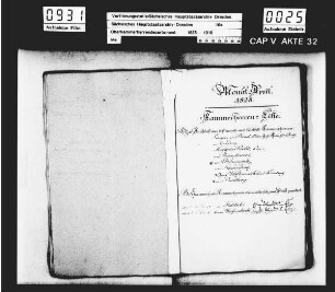 Kammerherren und deren Aufwartung