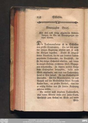 Neunzigster Brief.