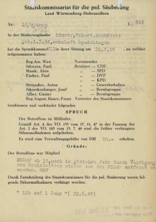 Dinser, Erhard